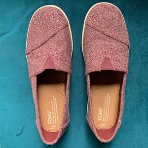 Toms Shoes - Purple/maroon Toms size 9 Toms Shoes - Purple/maroon Toms size 9